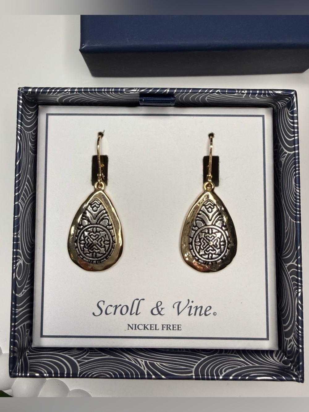 Scroll & Vine Dangle Earrings